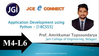 JCE CSE 18CS55-M4_L6- Type-based dispatch, Polymorphism, Interface&Implementation by Prof.Amritkumar