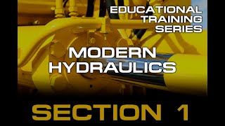 Section 1  Modern Hydraulics Training