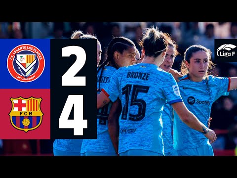 LIGA F | LEVANTE LAS PLANAS 2 vs FC BARCELONA 4 🔵🔴