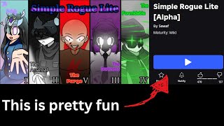 Roblox Simple Rogue Lite completed, Solo