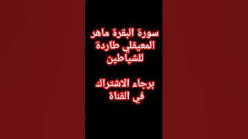 #قرآن #قراءه #قران_كريم #آيات #آية #القرآن_الكريم #ماهر_المعيقلي #سورة_البقرة