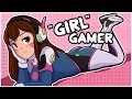 Being a girl gamer animated