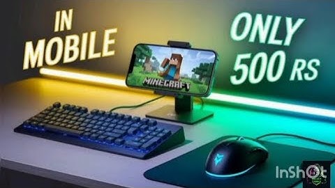 My Mini Dream Setup is Complete 😍| Play Minecraft with Keyboard and mouse #youtubevideo #video