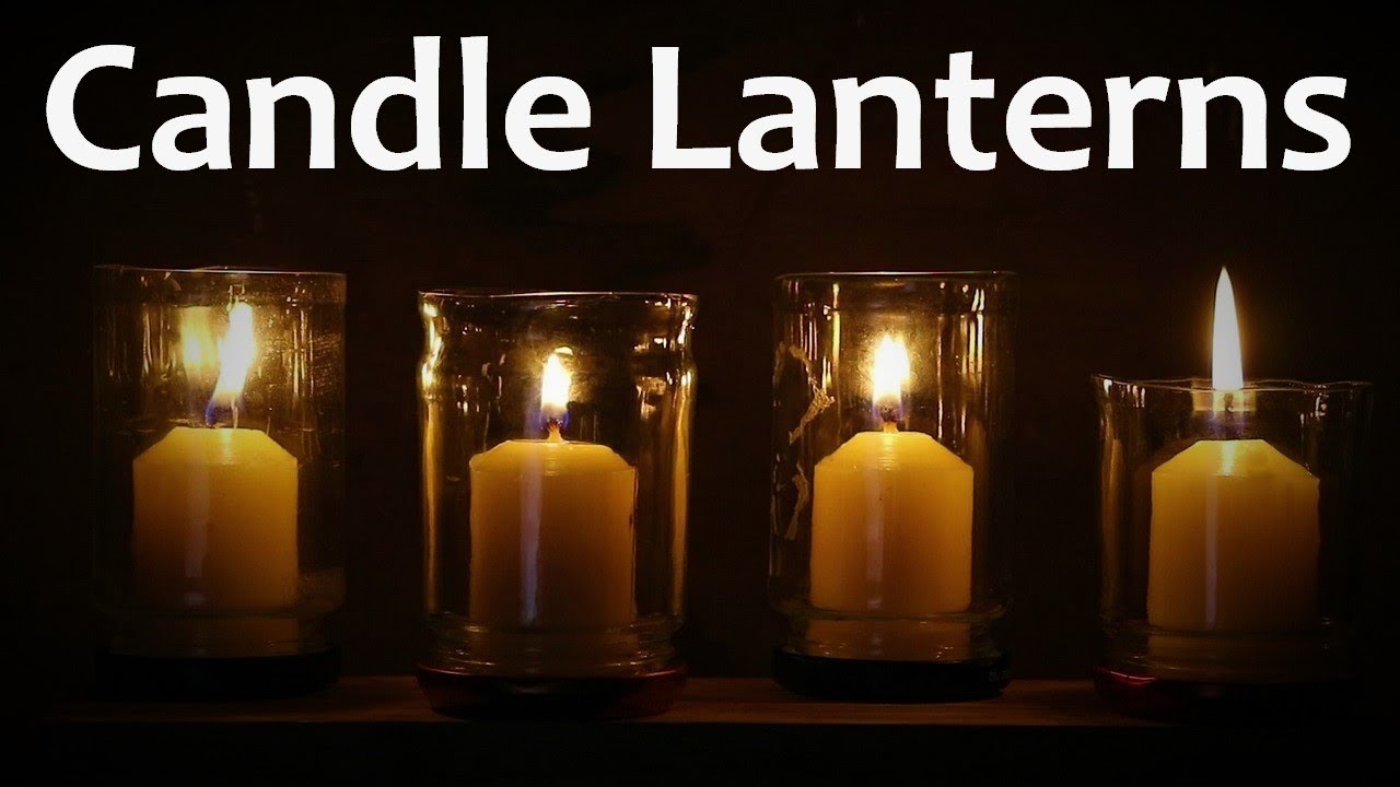 How to make Candle Lanterns Recycling Glass Jars into Candle Lanterns