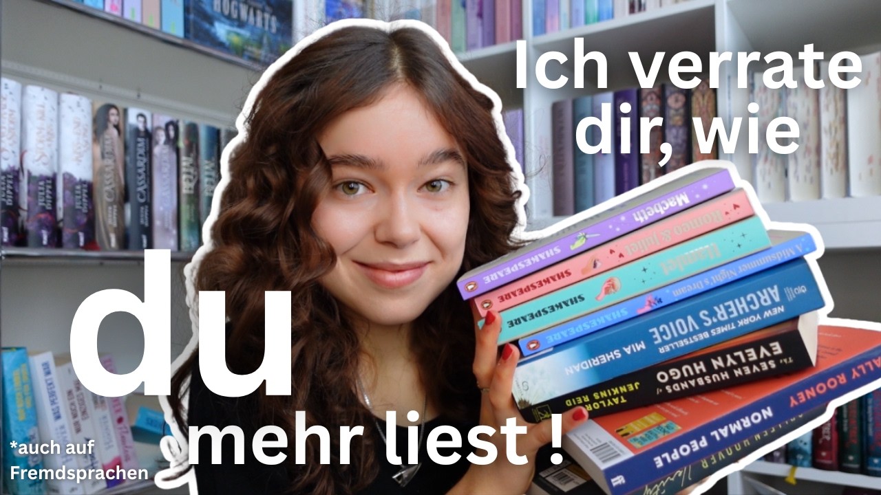 Wie ich angefangen habe, über 100 Bücher im Jahr zu lesen | Leseroutine & englische Buchempfehlungen