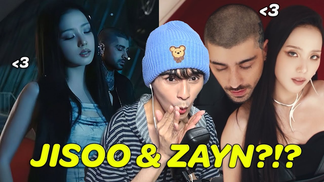 JISOO X ZAYN - EYES CLOSED (ОФИЦИАЛЬНЫЙ MV) РЕАКЦИЯ | QUEEN AND KING ATEEEE