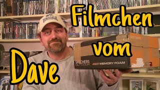 Ein Schuhkarton voll mit Filmen vom guten Dave