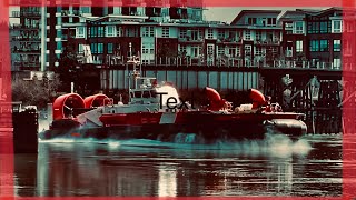 ⚓️Working Boats | Coast Guard Hovercraft ROARS down the Fraser River in Canada..