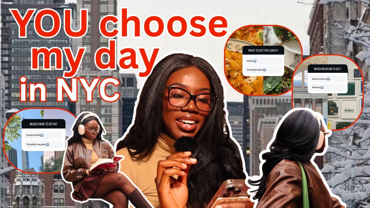 ТЫ выбираешь мой день в Нью-Йорке❤️📖🍽️
