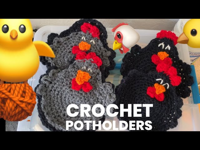 Cute Chicken Pot Holder