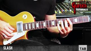 Mr. Brownstone (Guns N' Roses) - Rhythm - Guitar Tutorial with Matt Bidoglia chords