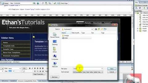How To Make/Export a Website with Dreamweaver