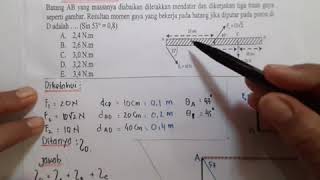 CONTOH SOAL DINAMIKA ROTASI