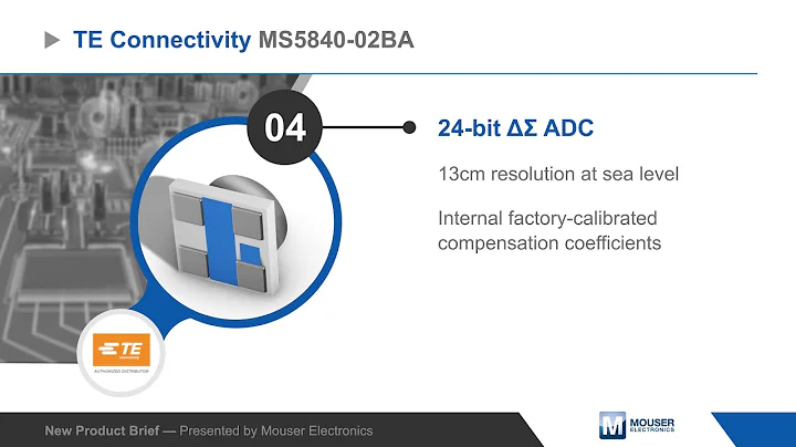 TE Connectivity/Measurement Specialties MS5840-02BA Pressure Sensors — New Product Brief | Mouser
