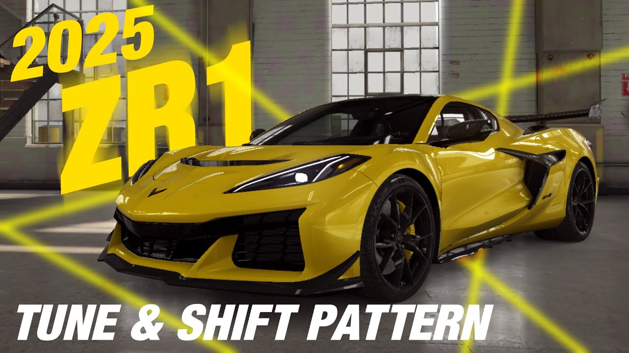 4K] CSR2 | 2025 Corvette ZR1 | Tune & shift pattern • 6.85X