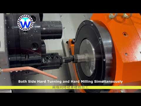 Special Central Spindle Double End Hard Turning Hard Milling Machine 中置主軸兩端同時硬車硬铣專用機 WT-740S