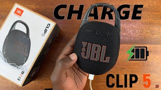 JBL CLIP 5: How To Charge