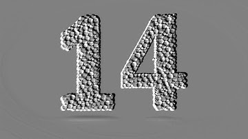Learn Number 14 on 3d Color Balls | Sparta Embossed Effects (sponsored by preview2effects)