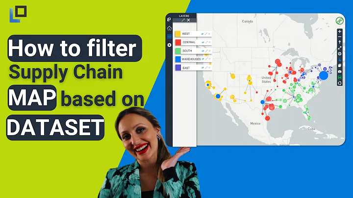 How to filter Supply Chain map based on dataset?