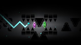 the human limit layout recreation (with hitboxes) geometry dash