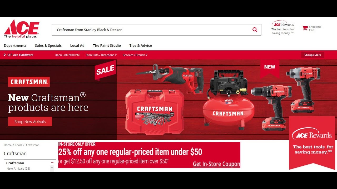 Black & Decker Tools, Emigh Ace Hardware