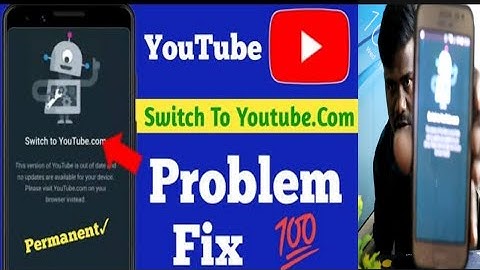😢Switch to Youtube.com Problem solve||Samsung j2 me youtube prablam slove