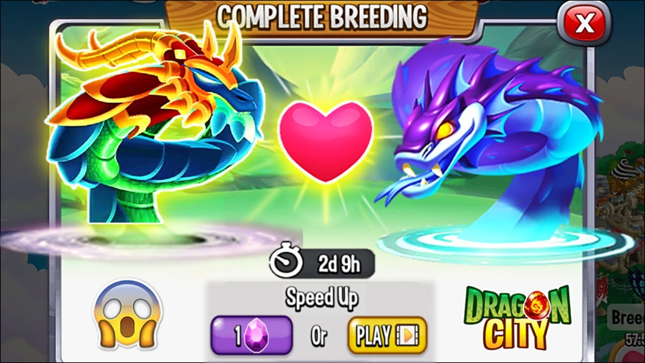 NEW BREEDING: Origin Dragon vs Jörmungandr Dragon | DRAGON CITY 2021 😍