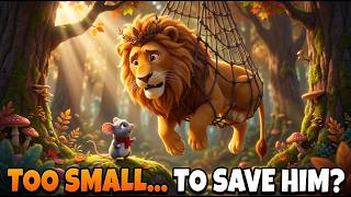 The Lion and the Mouse 🦁🐭 | Animated Story for Kids | Never Underestimate Anyone