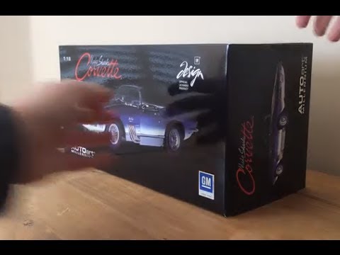 Unboxing: AUTOart 1:18 1961 Chevrolet Corvette Mako Shark - The