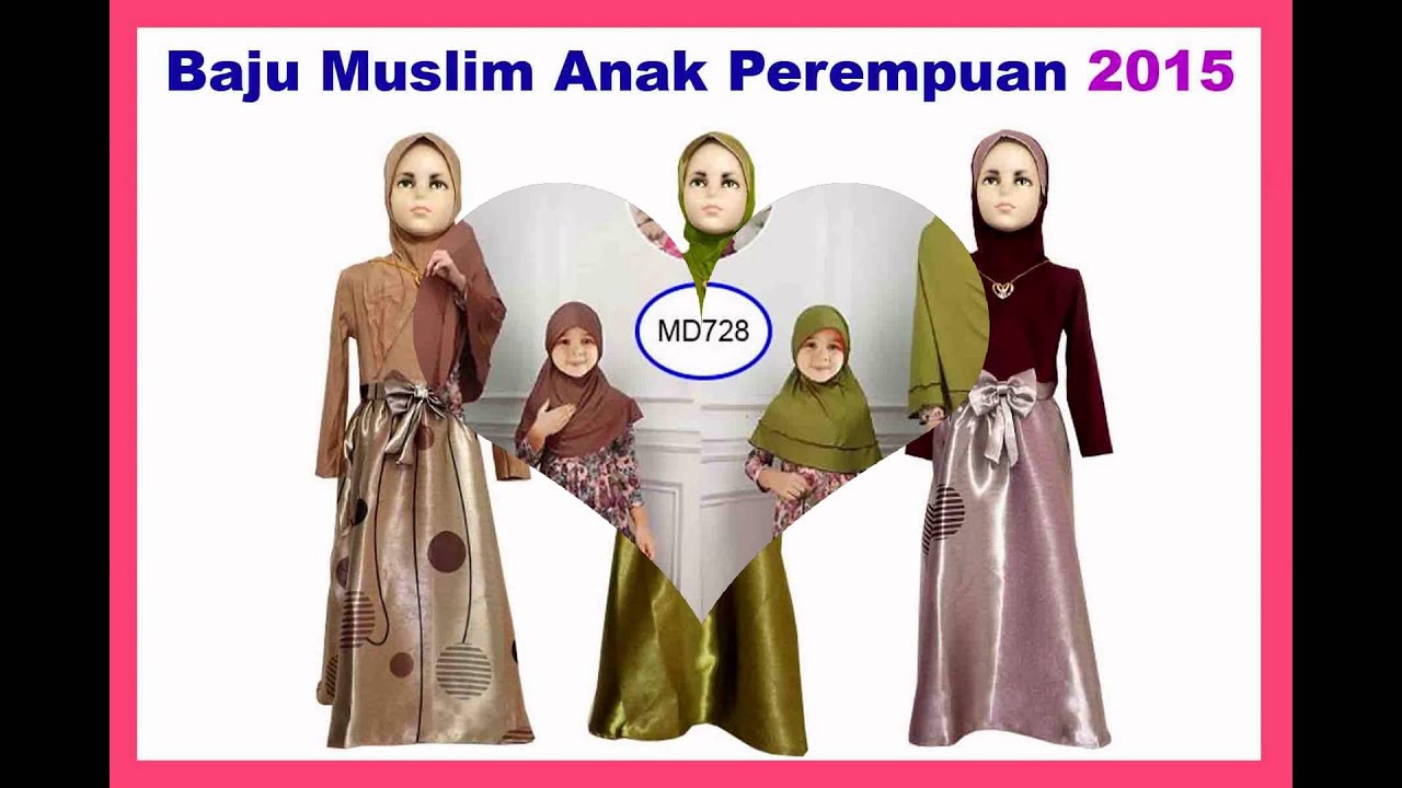 Model Baju  Muslim  Anak  Perempuan  2021 YouTube