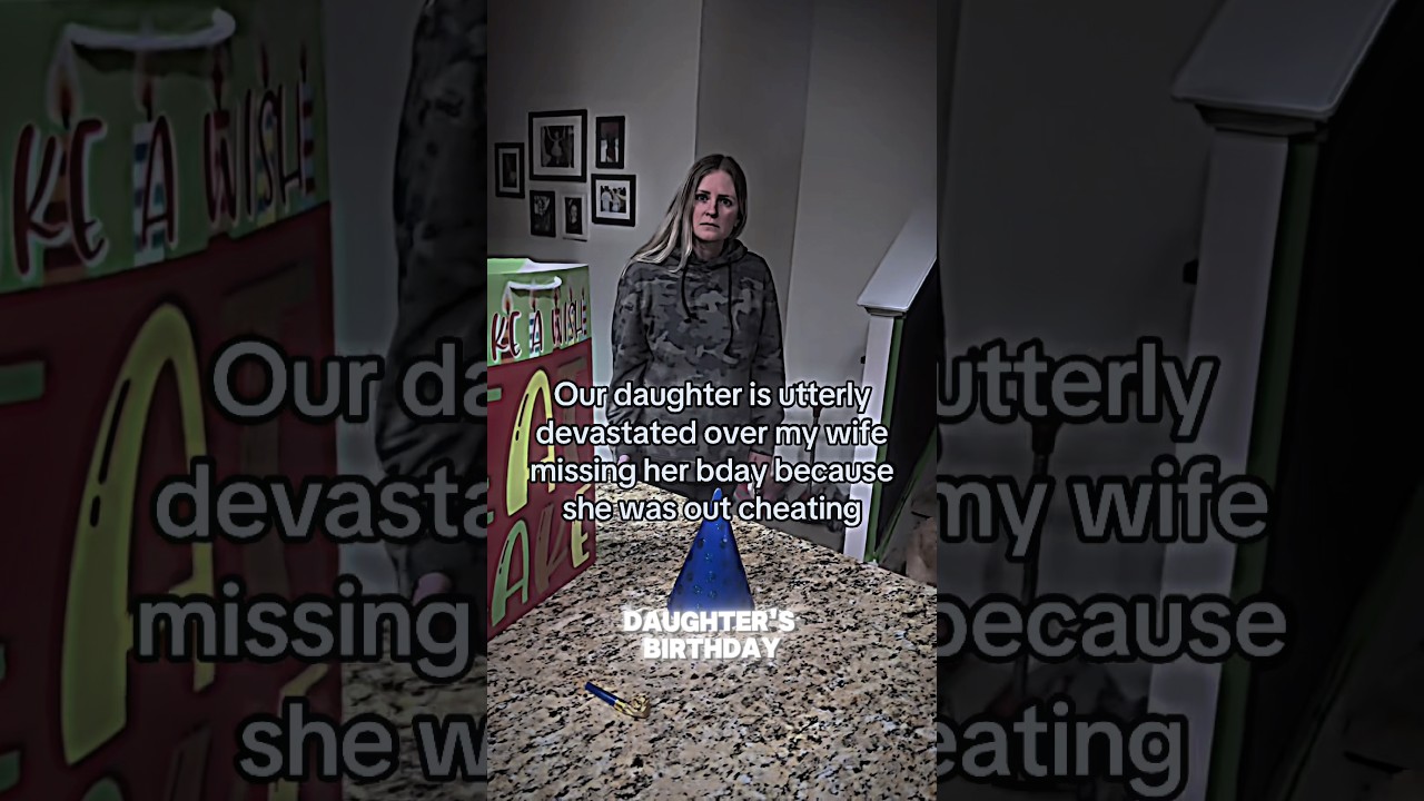 Husband CONFRONTS his cheating wife after she forgot her own child’s birthday 😞