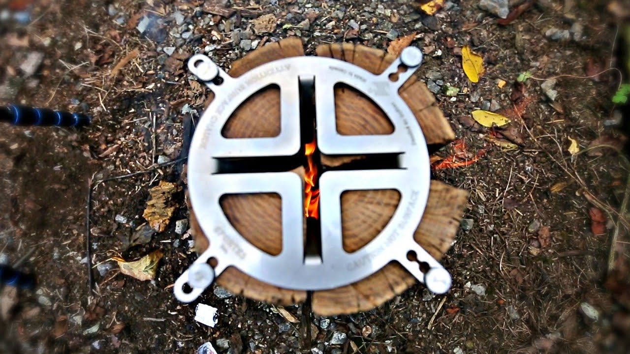Swedish Fire Torch Log Grill