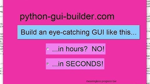 Making a Tkinter GUI with python-gui-builder.com