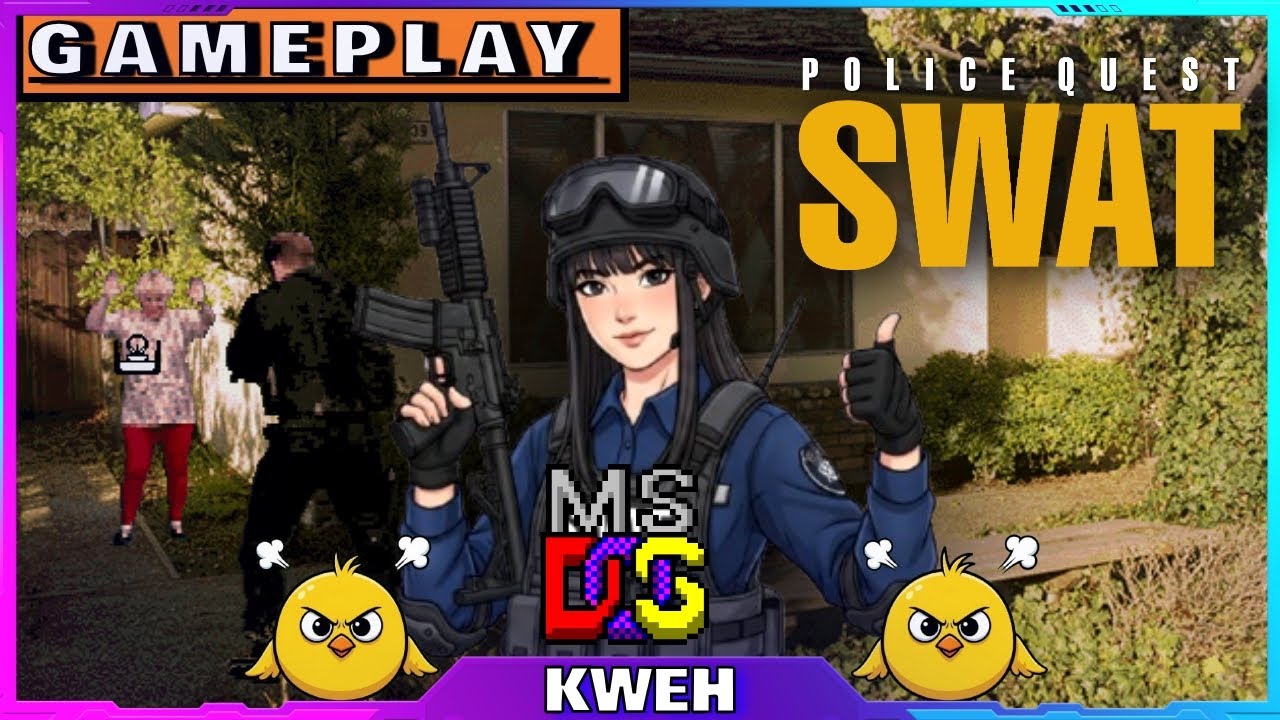 Police Quest: SWAT | GAMEPLAY | MS-DOS | SWAT PUP