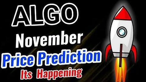 Algorand November Price Prediction🔥 || Algorand Price Prediction || Algorand News Today!