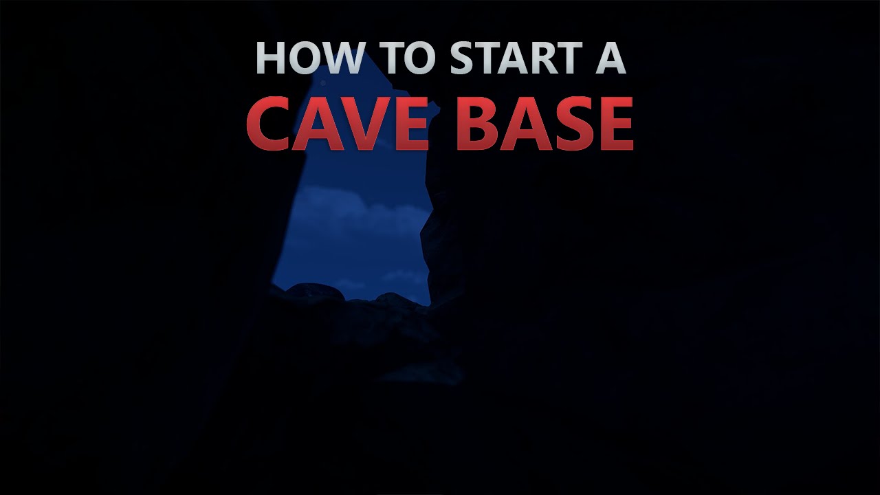 Rust: How to start a cave base - YouTube