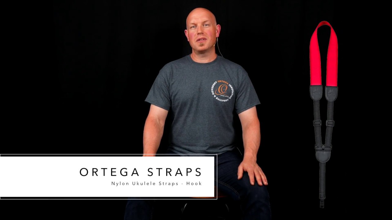 NYLON UKULELE STRAPS WITH HOOK  | ORTEGA GUITARS