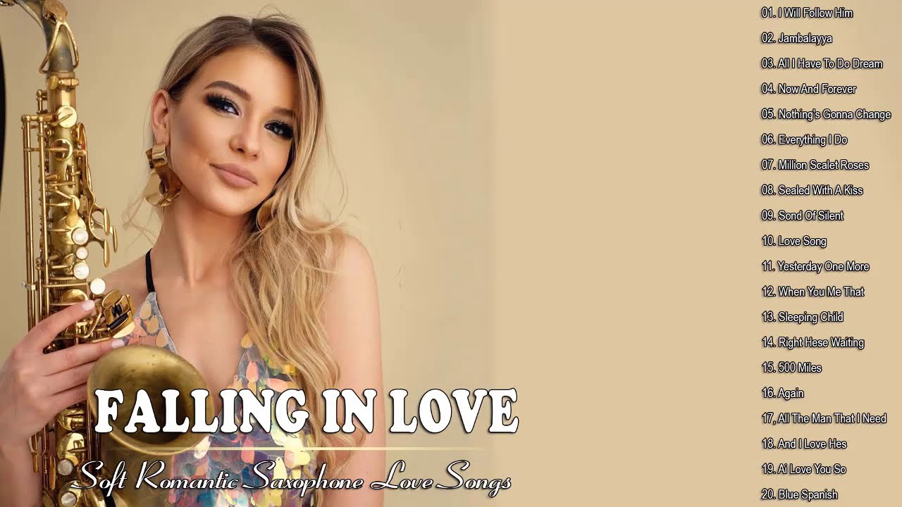 Top 20 Beautiful Romantic Saxaphone Love Songs Instrumental Best Relaxing Instrumental Music