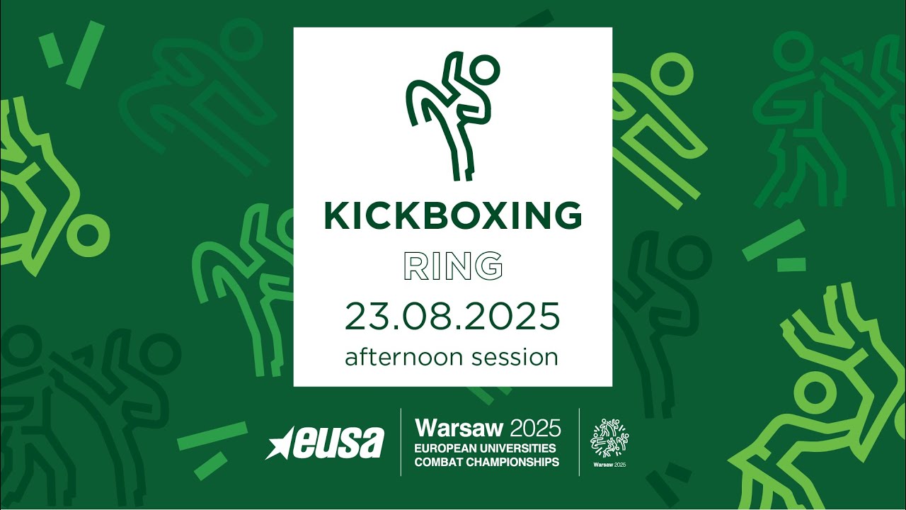 [EUSA Combat 2025] KICKBOXING - DAY 1 - ring - afternoon session