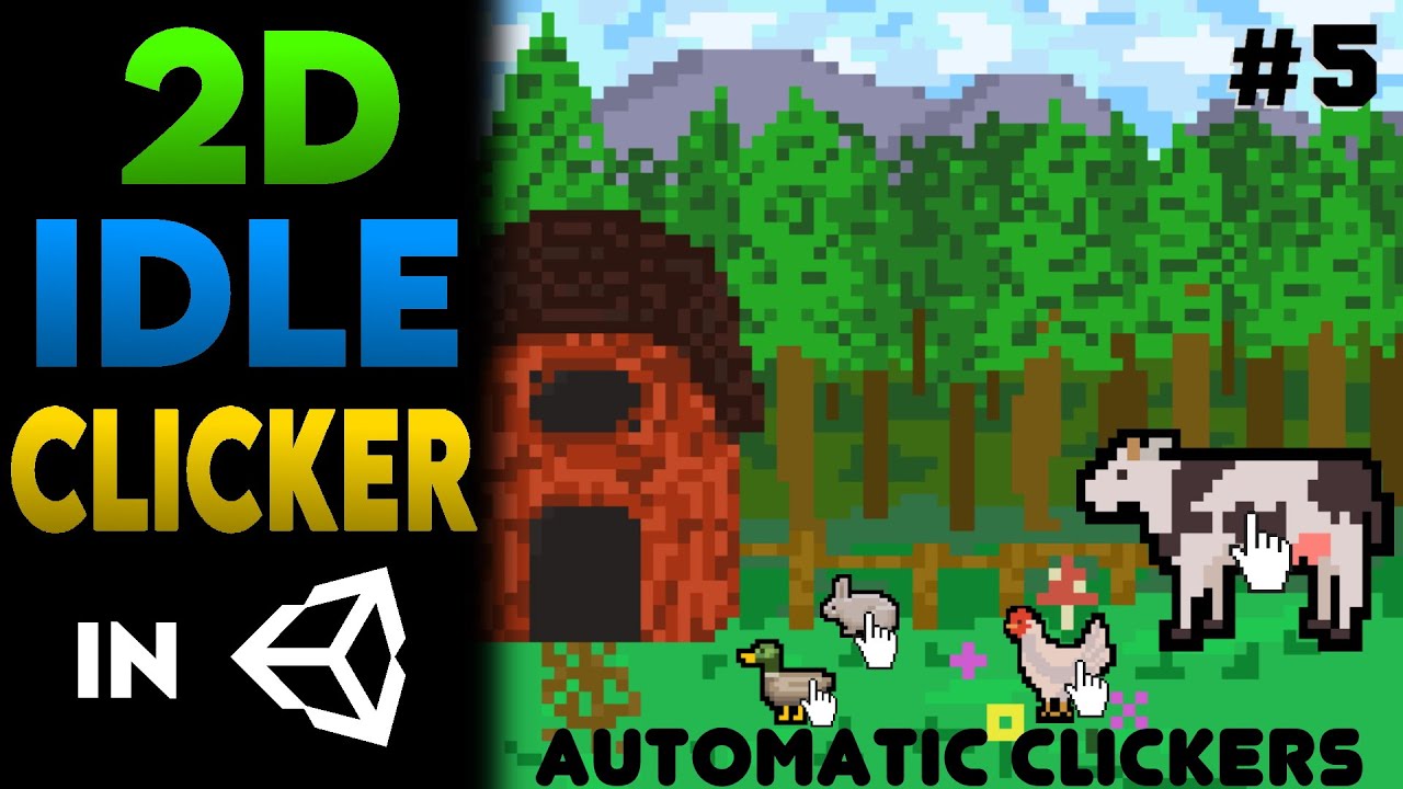 Create A 2D Idle Clicker Game in Unity! Tutorial 5