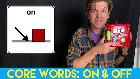 Core Word Activities Using On and Off | AAC Education ✨ #forkids #educationalvideo