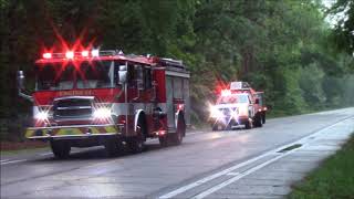 Alachua County Fire Rescue Engine 24 & Brush 24 Responding