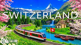 Switzerland 8K 🏔️ Alpine Dreams, Turquoise Lakes & Fairytale Villages – Scenic Nature | 8K UHD