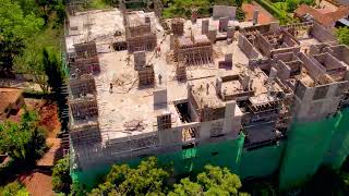 Drone construction monitoring: Site progress part 7