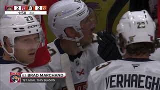 Marchand first goal of season - Panthers Ducks 10/4/26