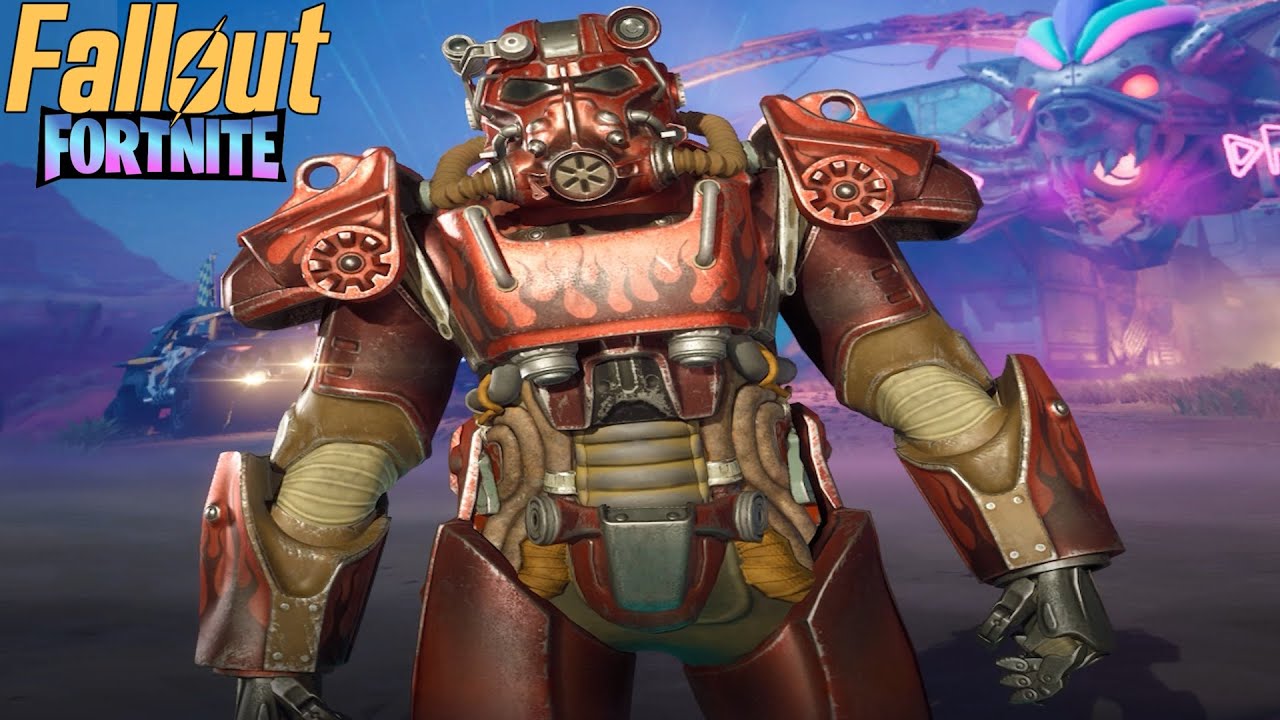 The Fallout Atom Cats T-60 Power Armor Looks AWESOME in Fortnite