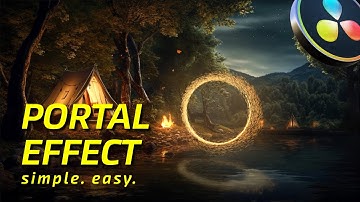 Easy Portal Effect | Davinci Resolve Fusion)