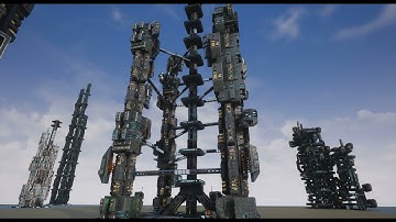 Procedural Building Constructor Demo Video ("Sci-Fi Vol.2")