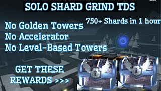 SOLO SHARD GRIND | TOWER DEFENSE SIMULATOR - 100 SUBSCRIBERS SPECIAL