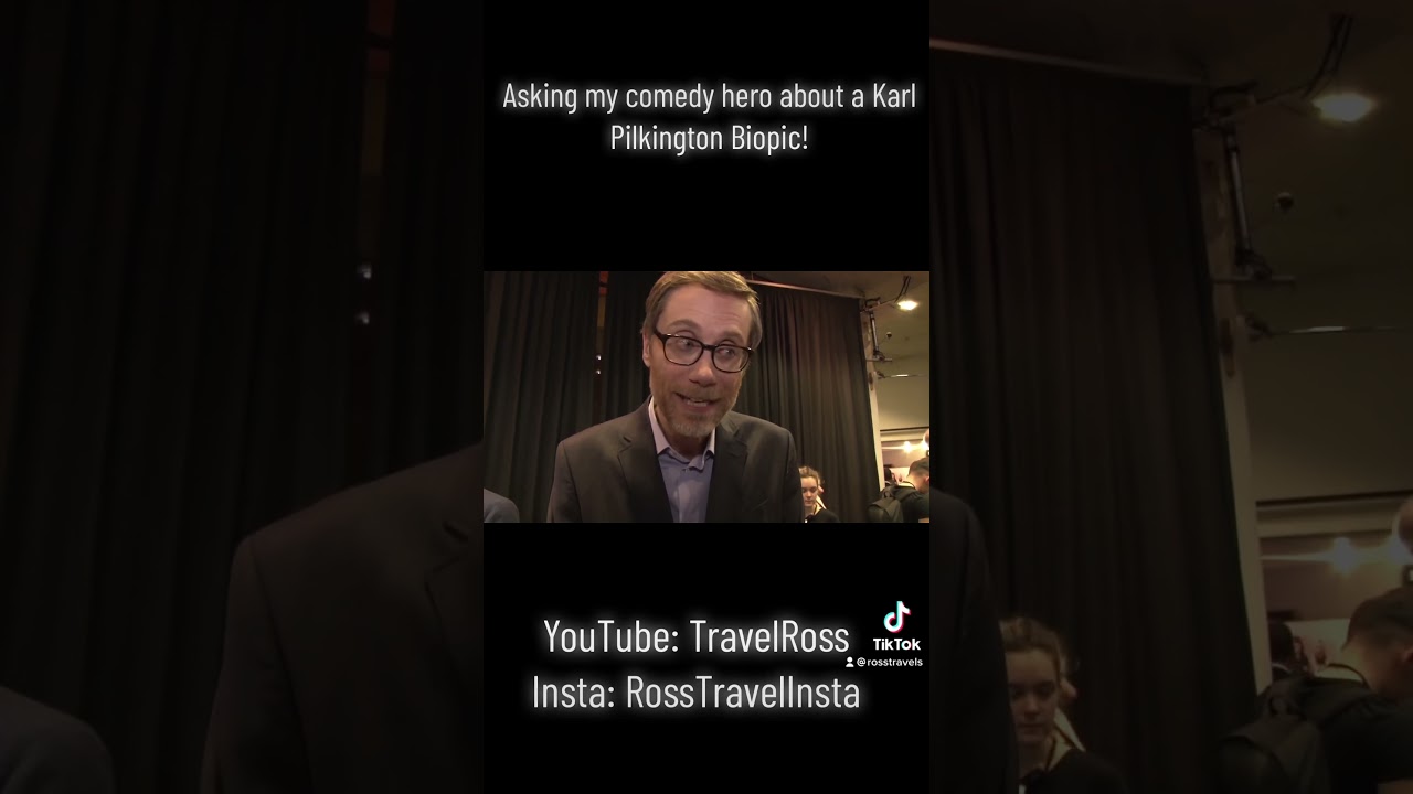 Asking Stephen Merchant about a Karl Pilkington biopic